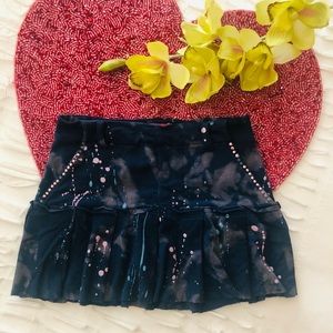 EUC Flowers by Zoe skirt size 4T